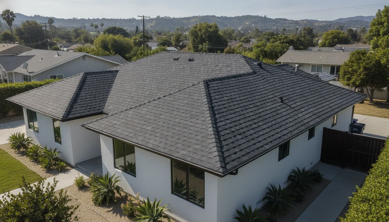Completed project aerial view