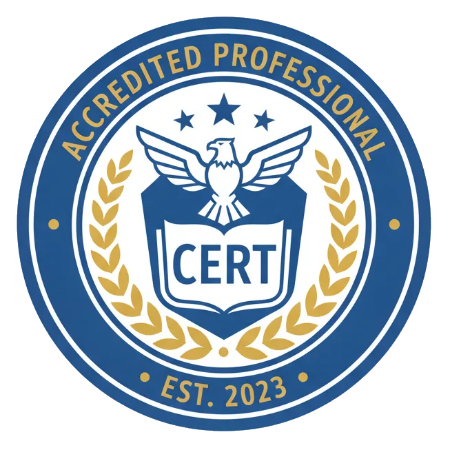 Certification badge