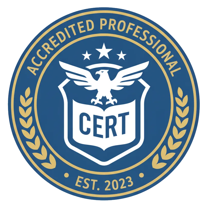 Certification badge