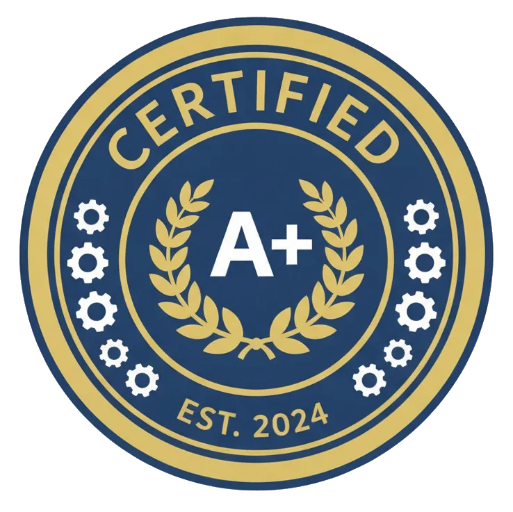 Certification badge