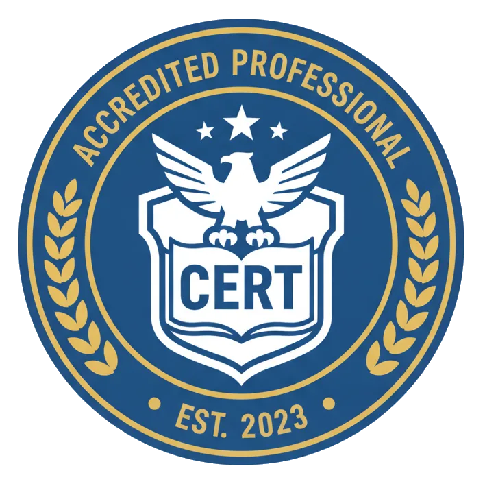 Certification badge