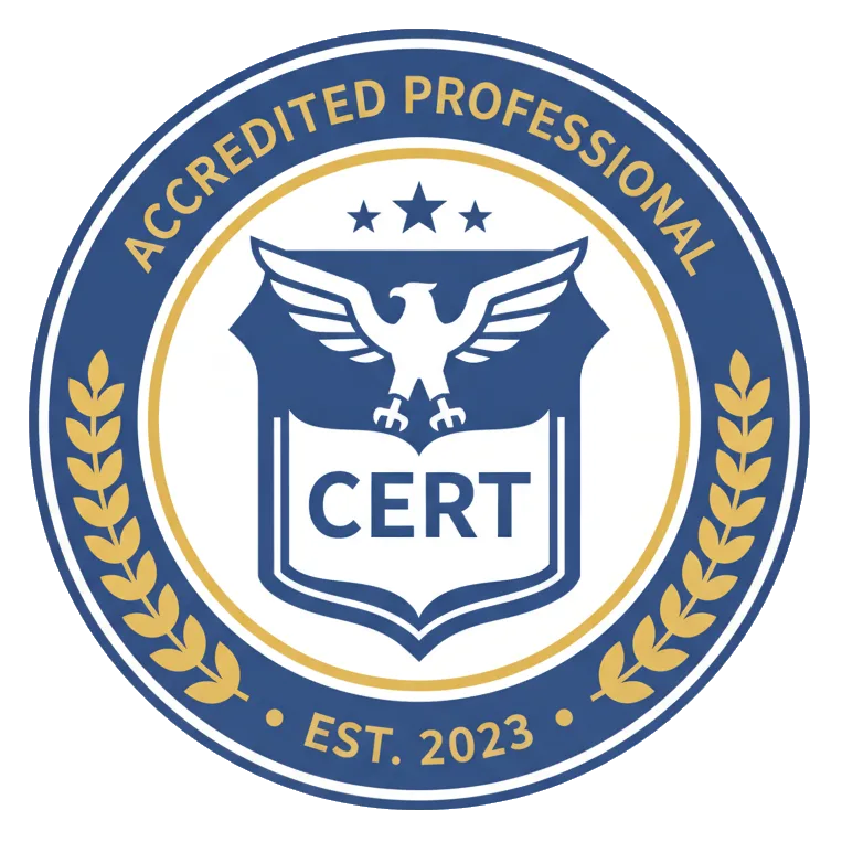 Certification badge