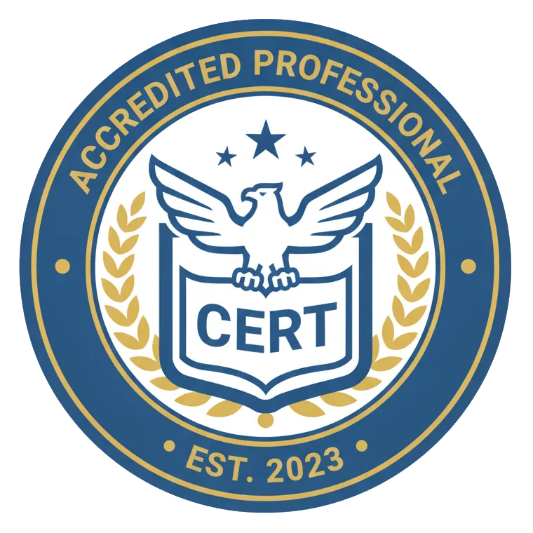 Certification badge