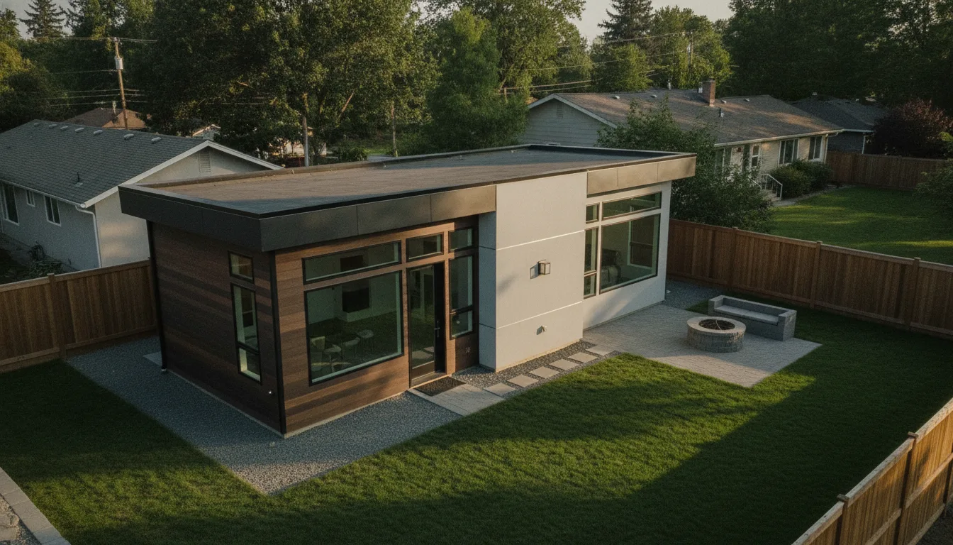 Completed project aerial view