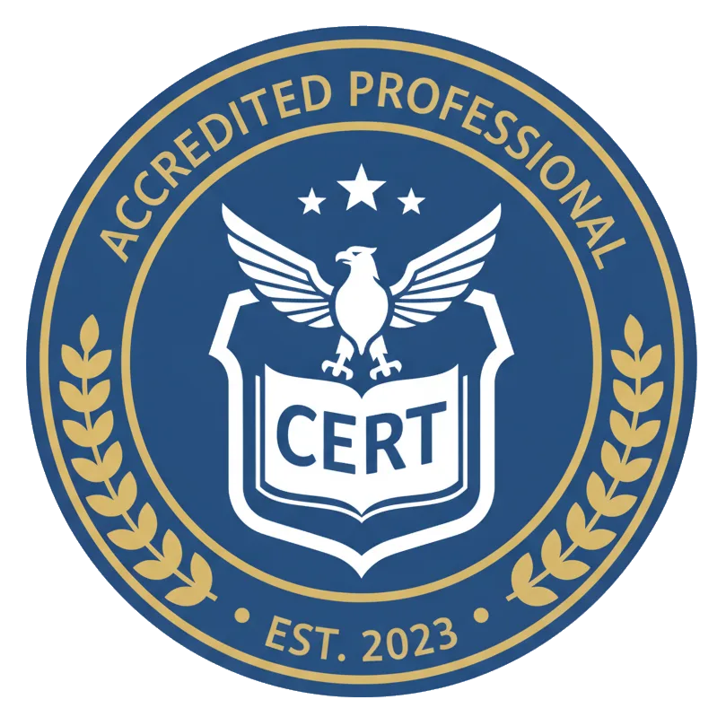 Certification badge