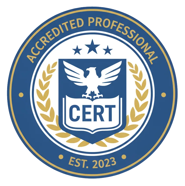 Certification badge