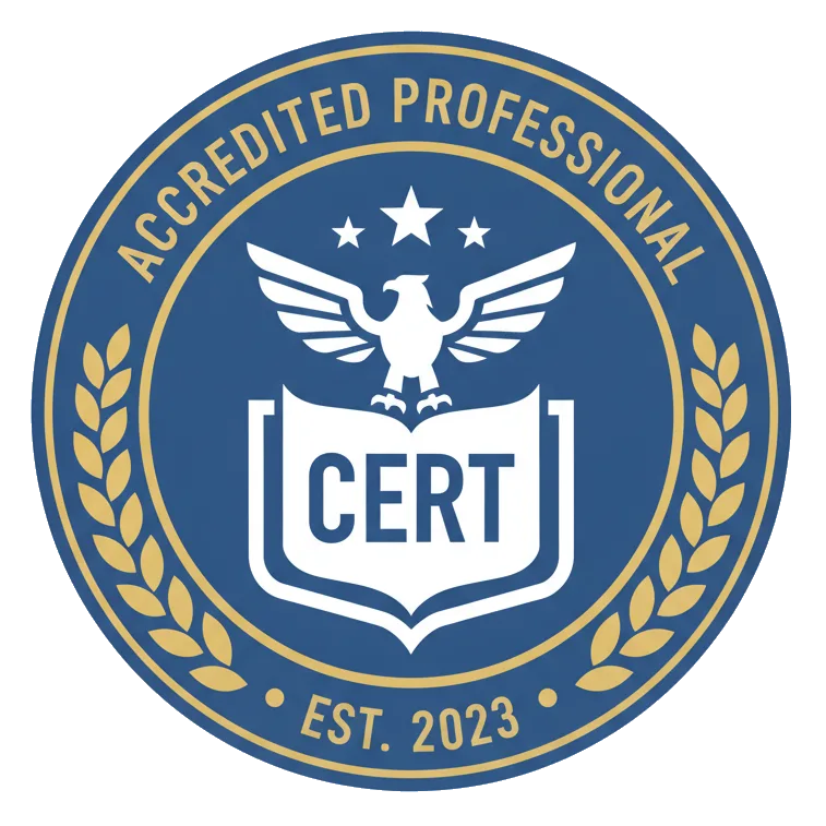 Certification badge