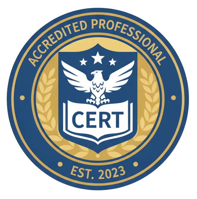 Certification badge