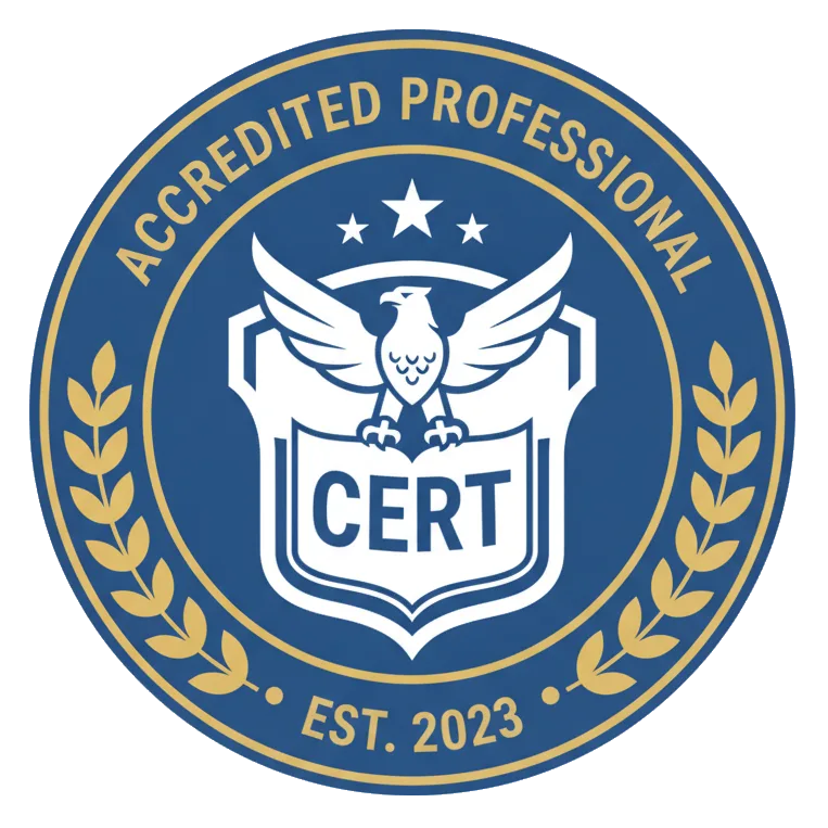 Certification badge