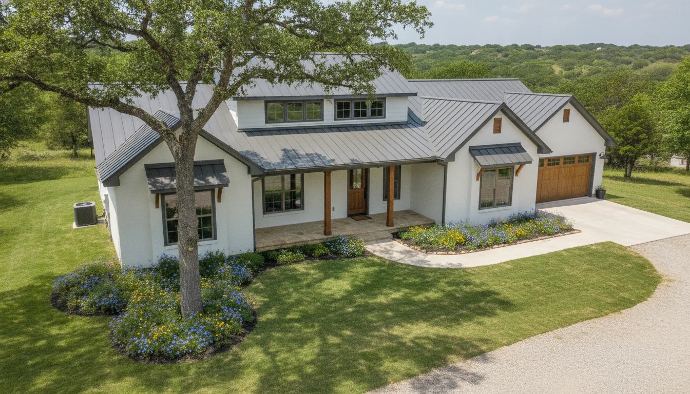 Completed project aerial view