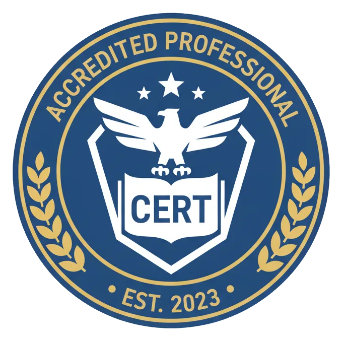 Certification badge