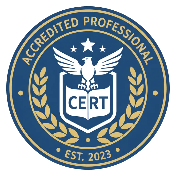 Certification badge