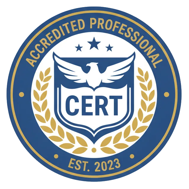 Certification badge