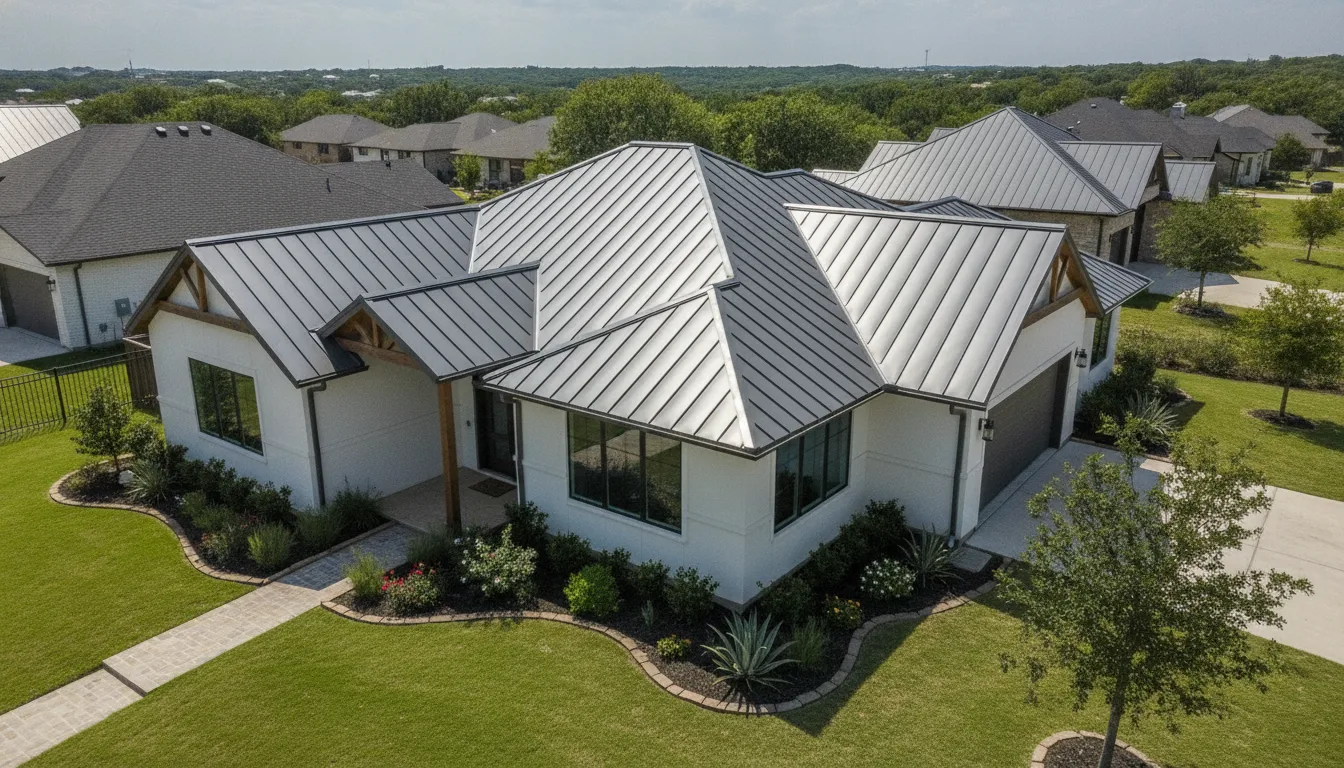 Completed project aerial view