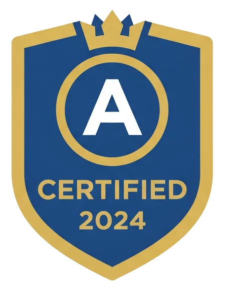 Certification badge