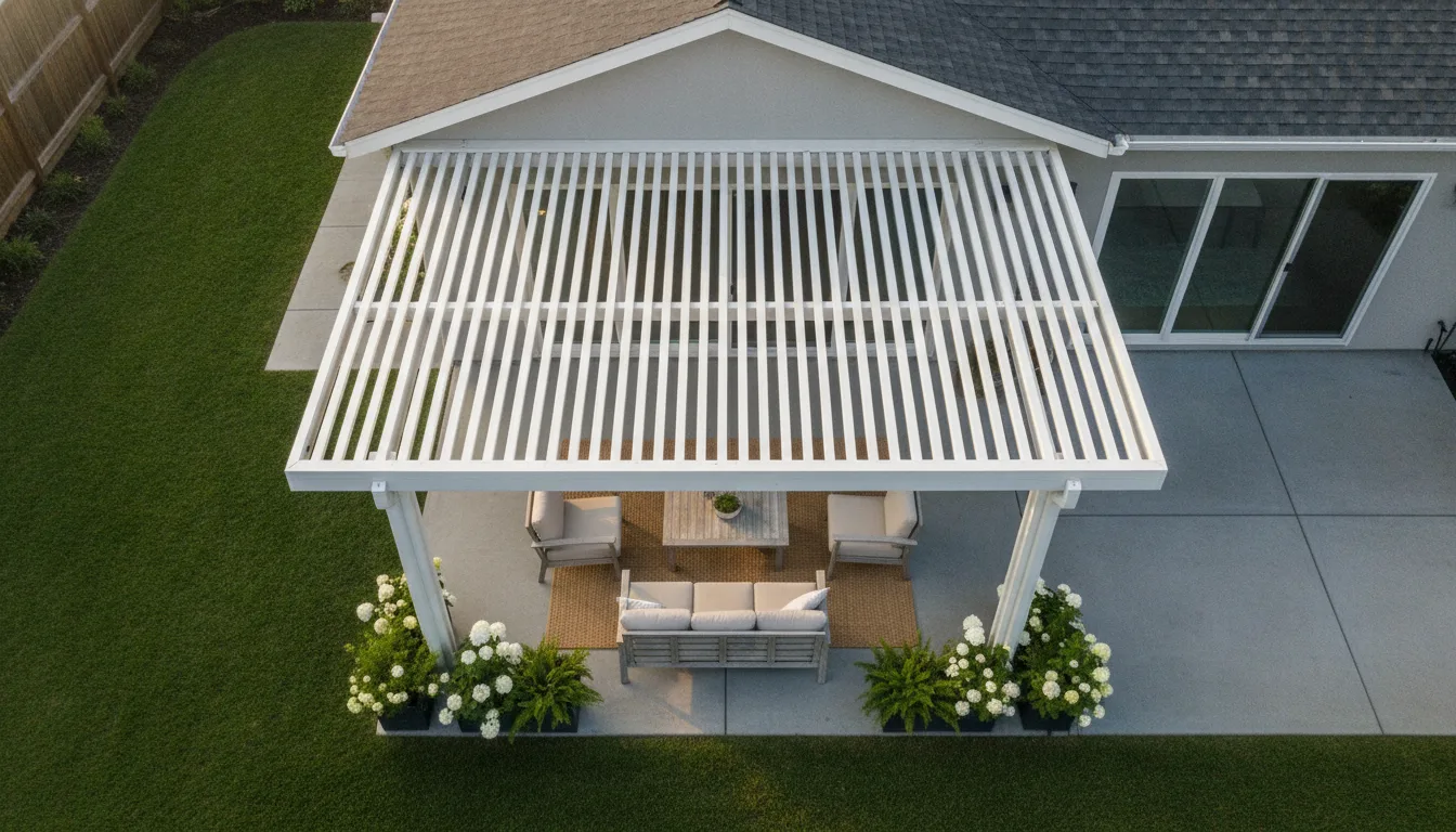 Completed project aerial view