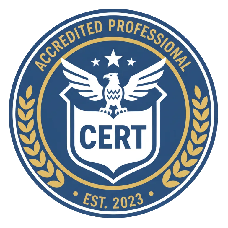 Certification badge