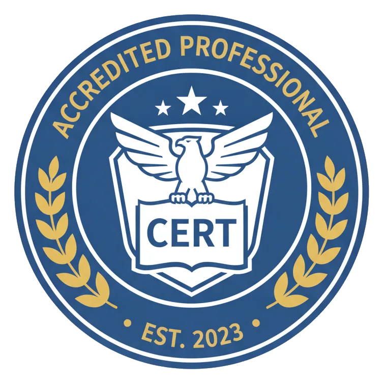 Certification badge