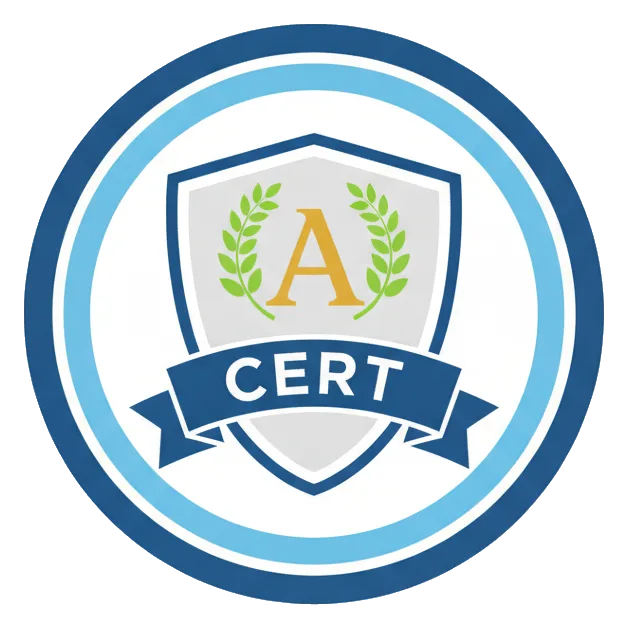 Certification badge