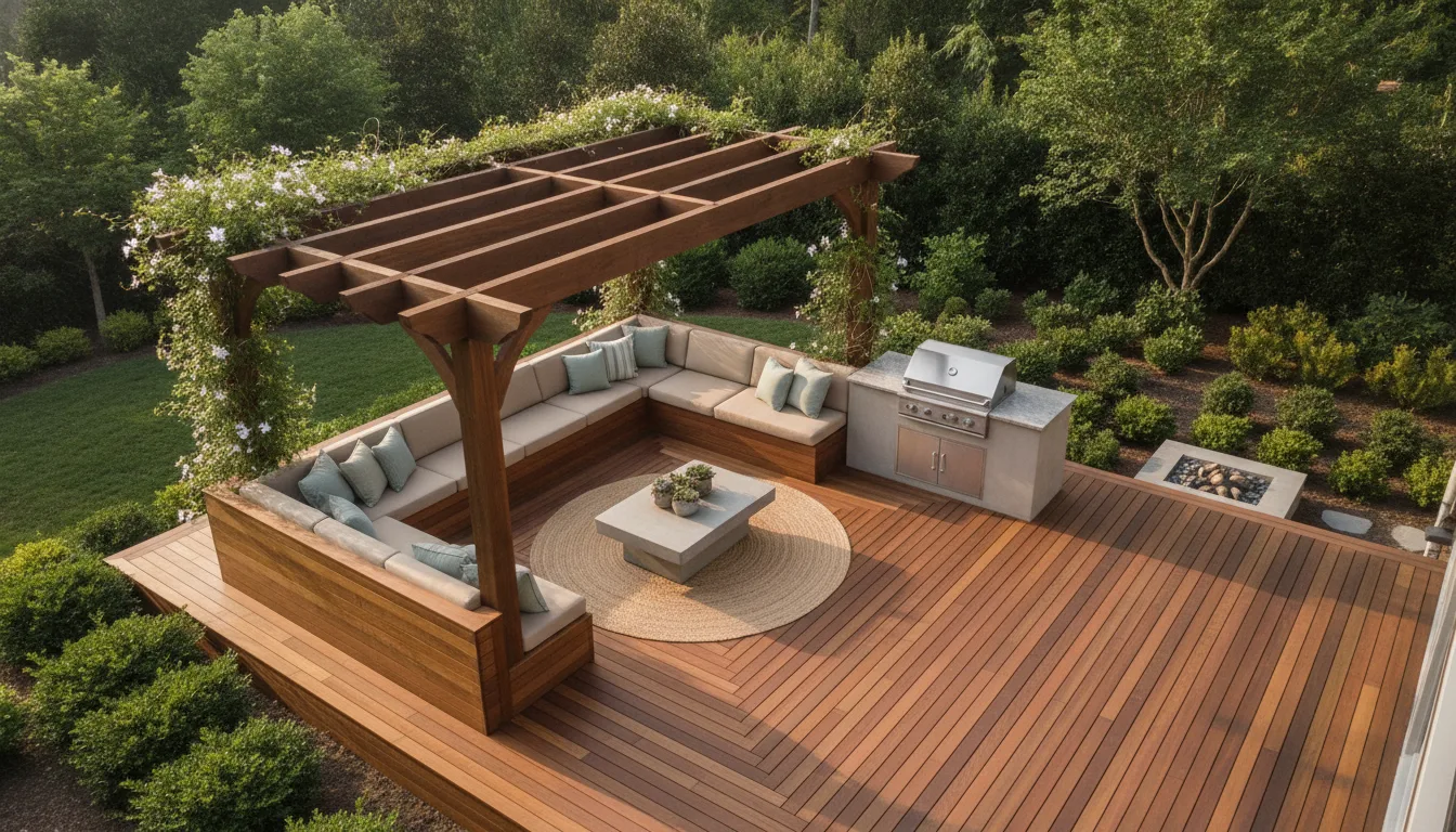Completed project aerial view