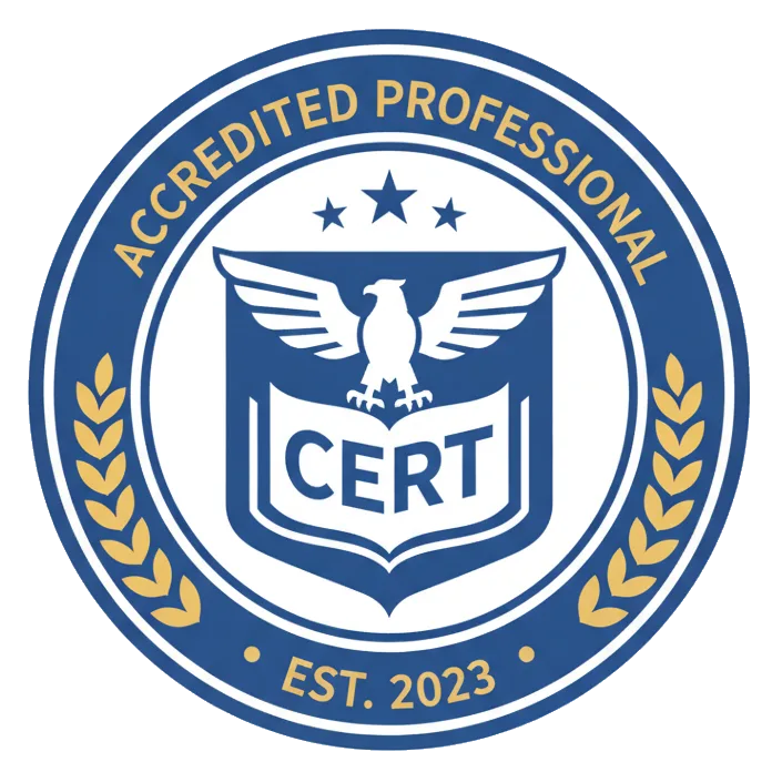 Certification badge