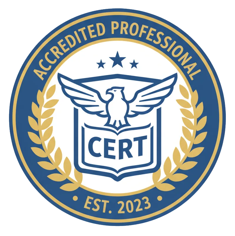Certification badge