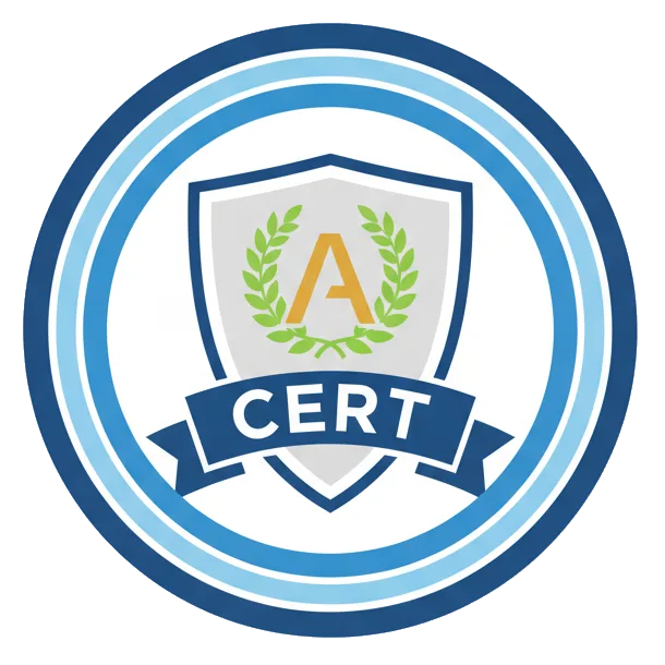 Certification badge