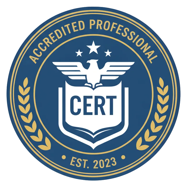 Certification badge