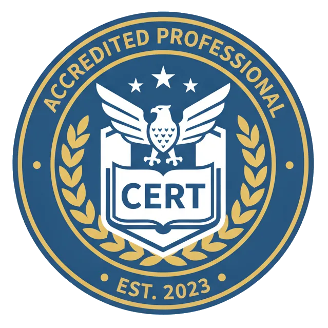 Certification badge