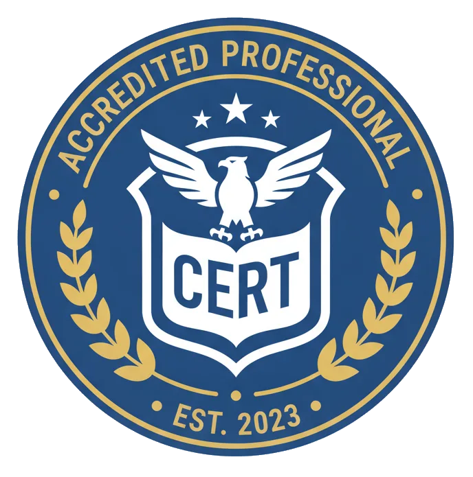 Certification badge