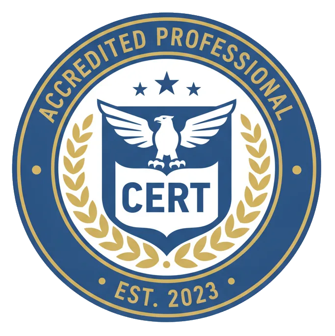 Certification badge