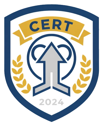 Certification badge