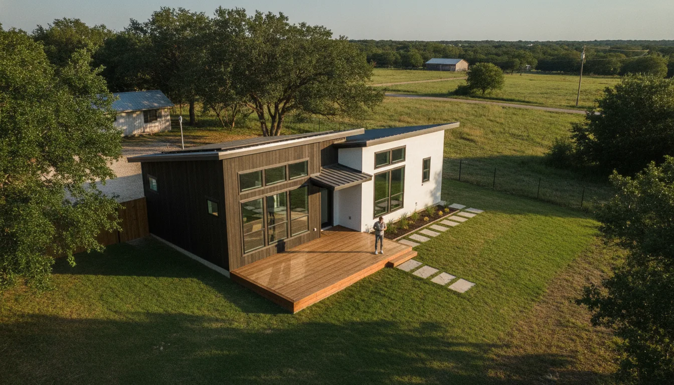 Completed project aerial view