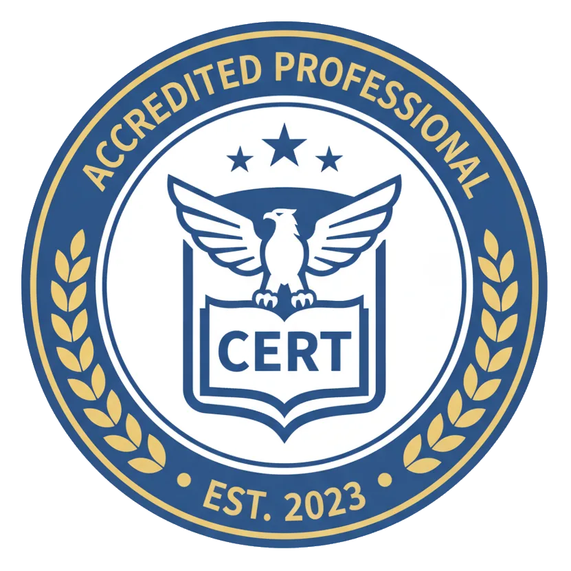 Certification badge