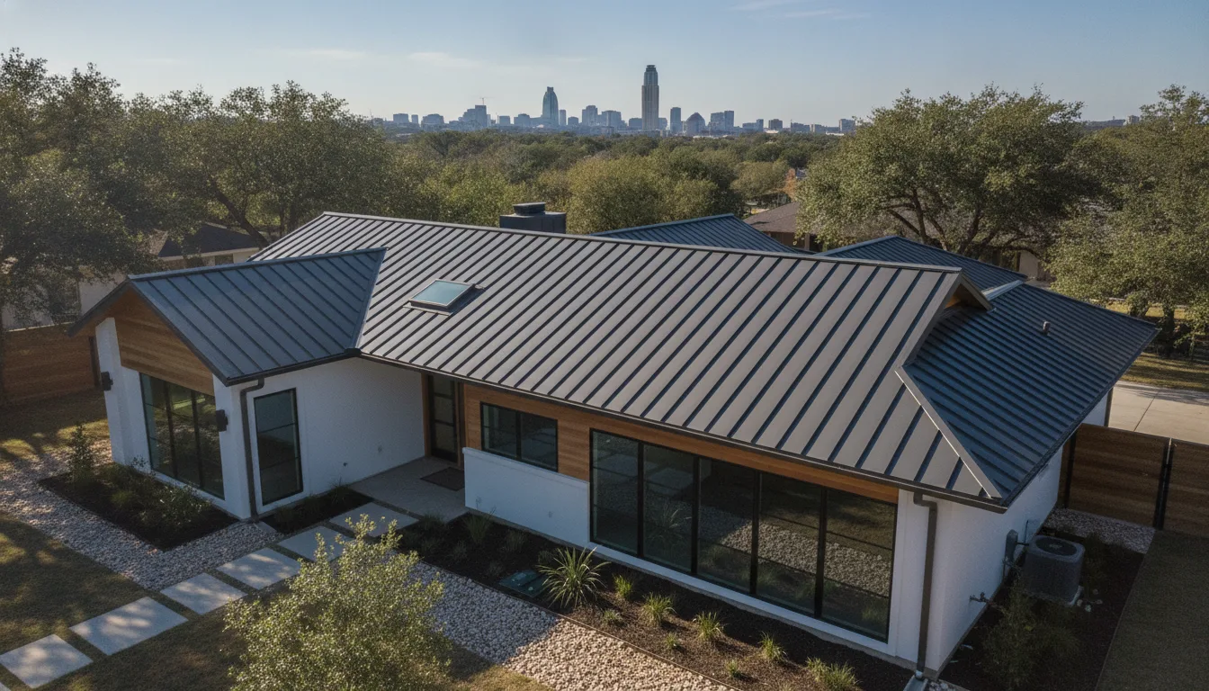 Completed project aerial view