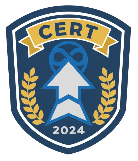 Certification badge