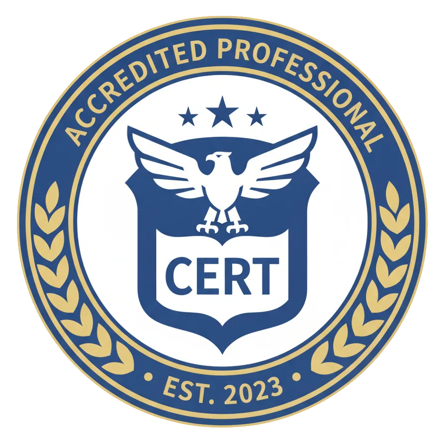 Certification badge