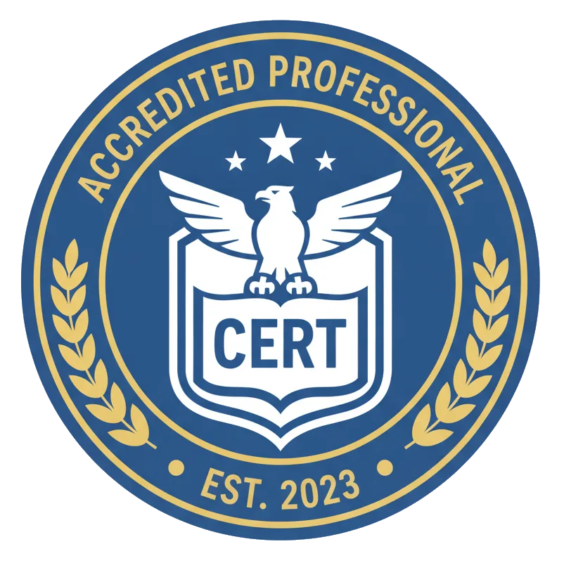 Certification badge