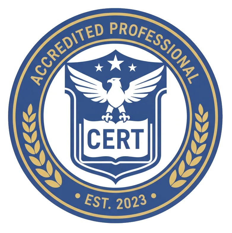 Certification badge