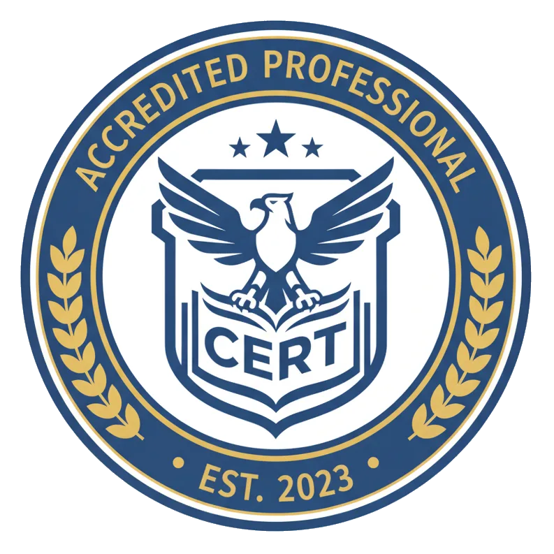Certification badge