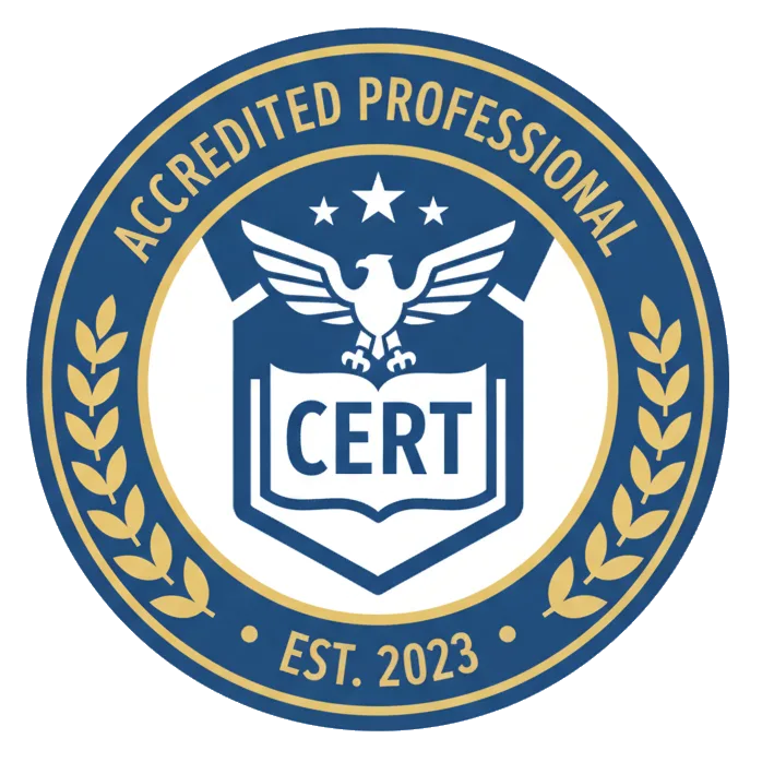Certification badge