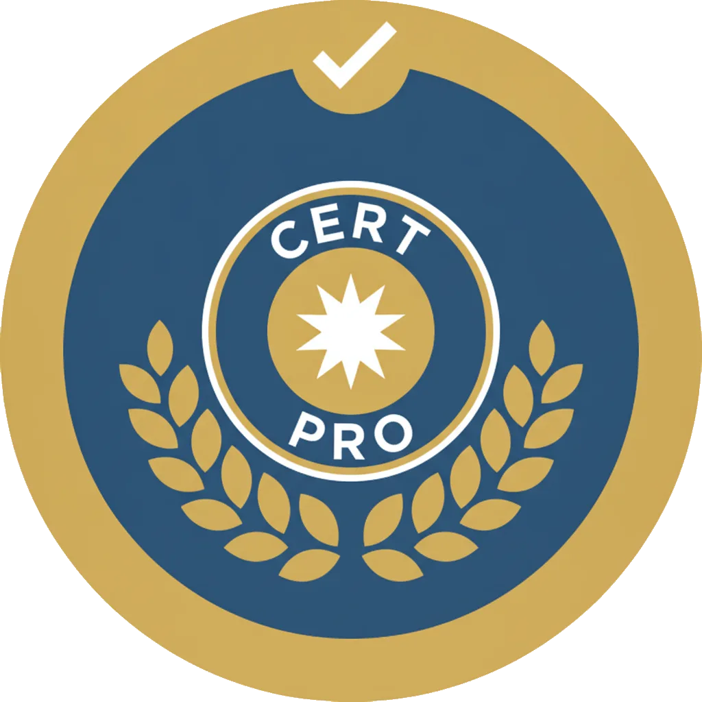 Certification badge