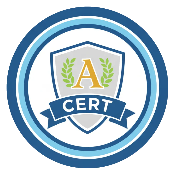 Certification badge
