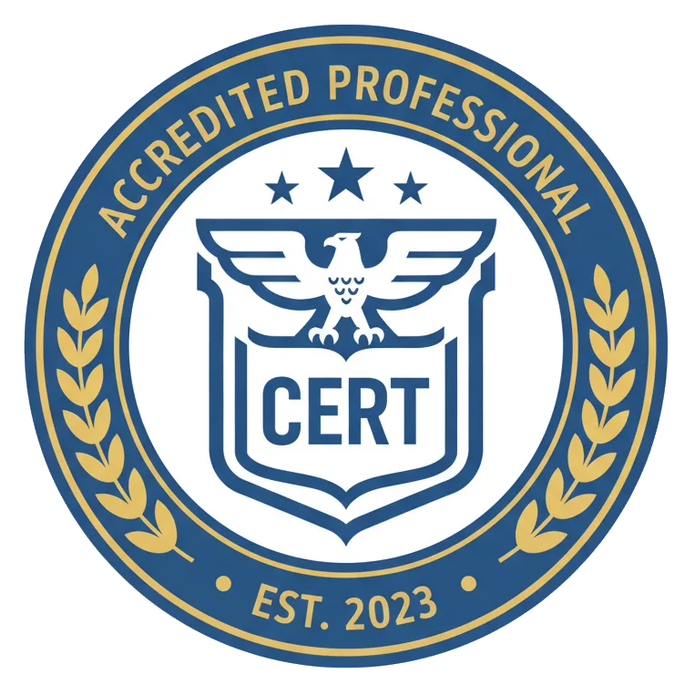 Certification badge