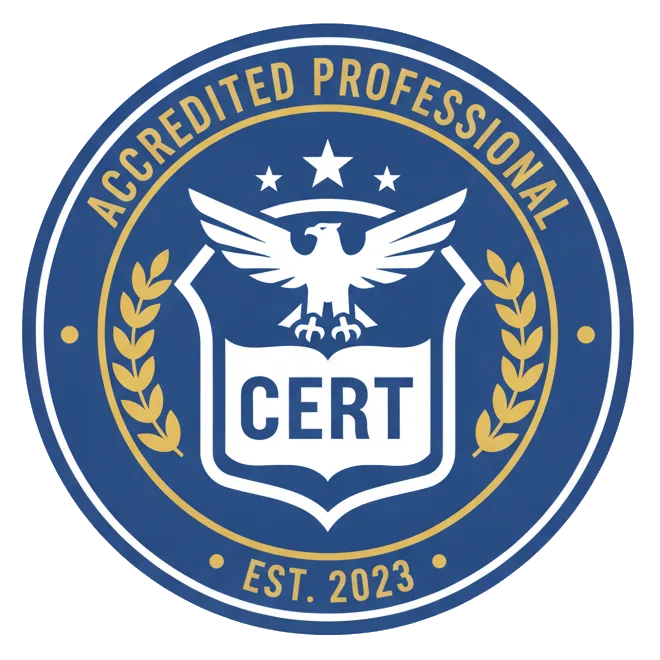 Certification badge