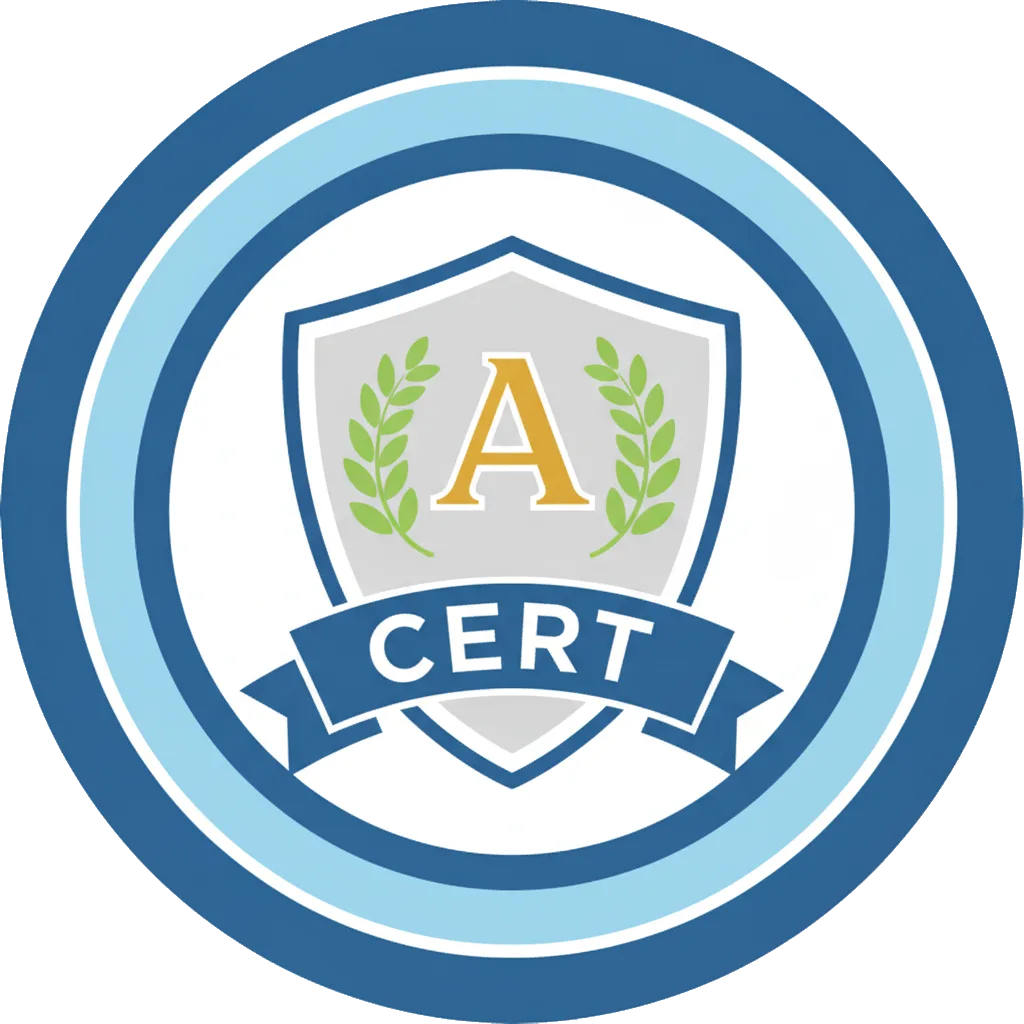Certification badge