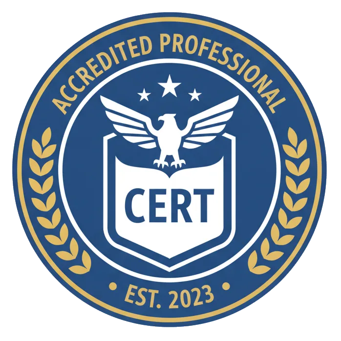 Certification badge