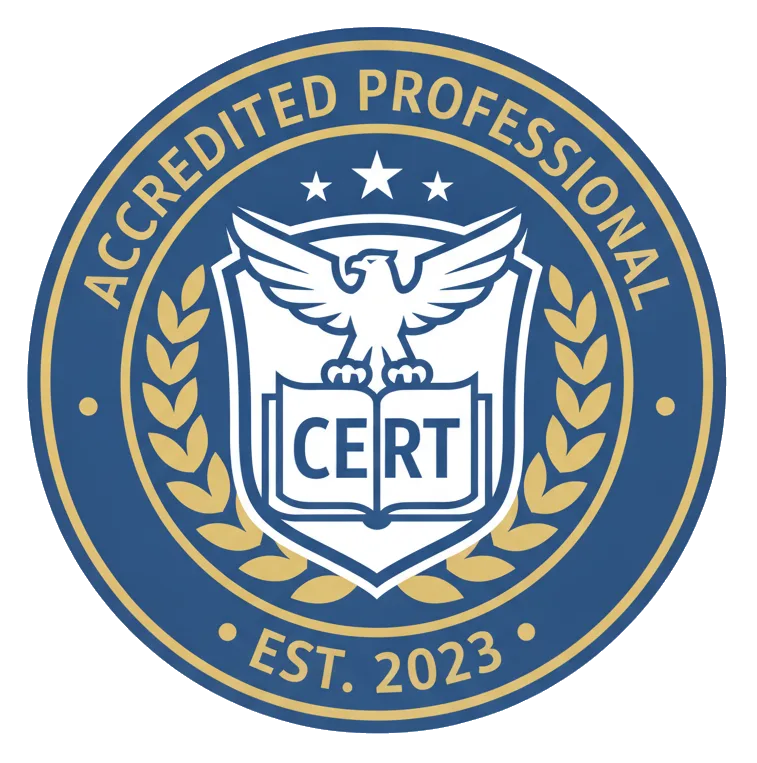 Certification badge