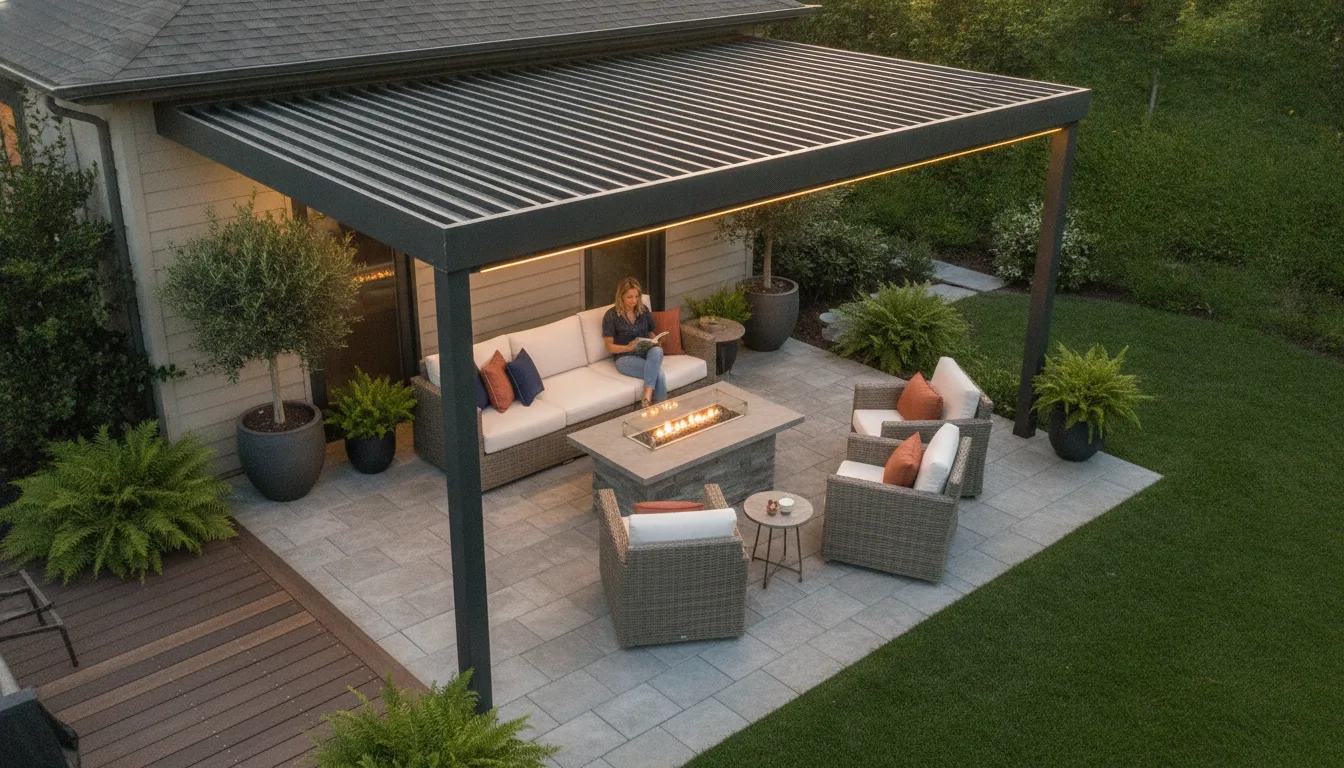 Completed project aerial view