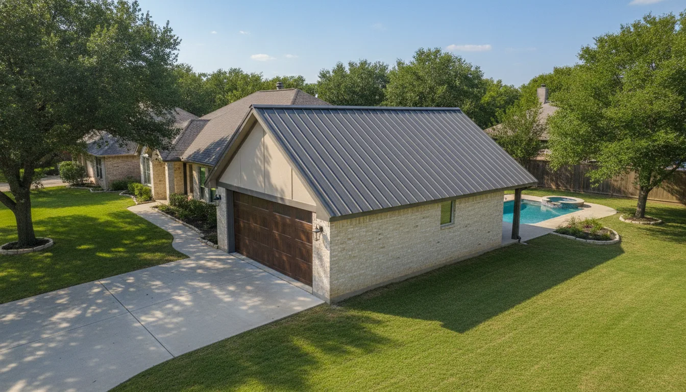 Completed project aerial view